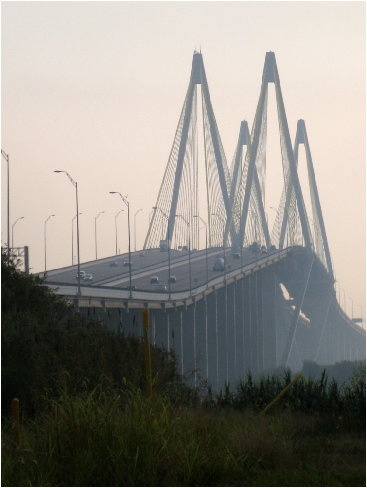 The Fred Hartman Bridge in Baytown Texas